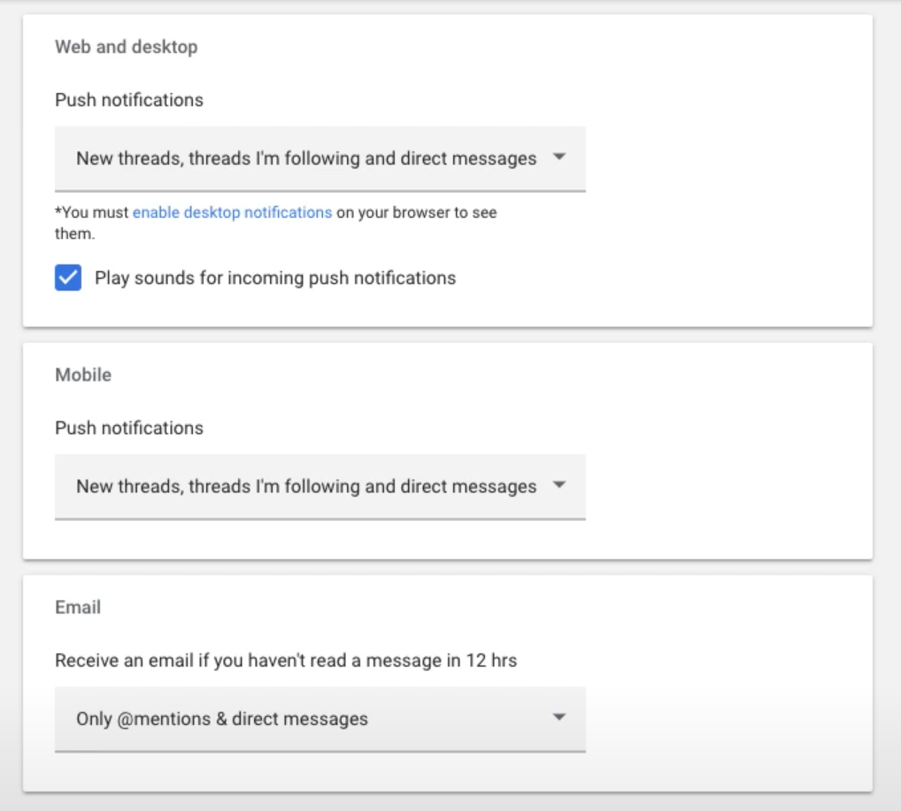 how to use google hangouts notifications
