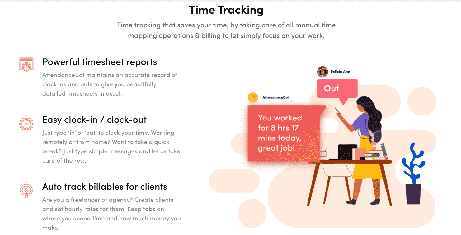 Time Tracking with AttendanceBot