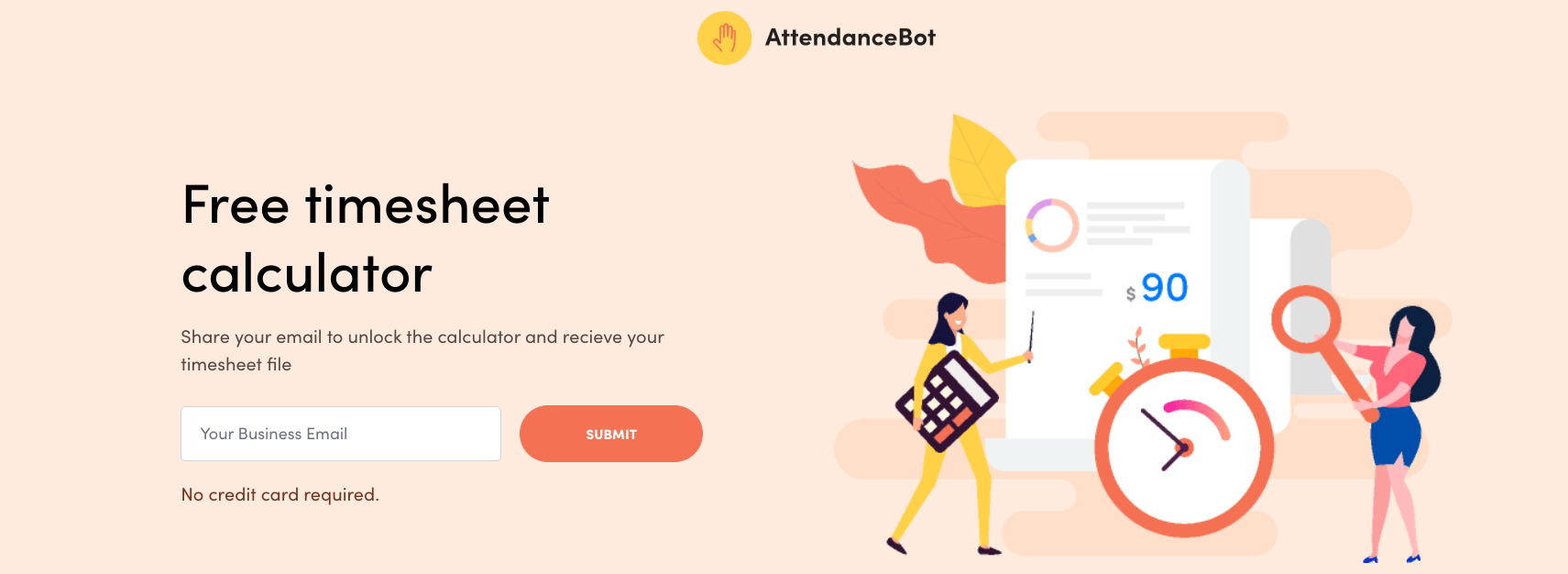 Timesheets with AttendanceBot
