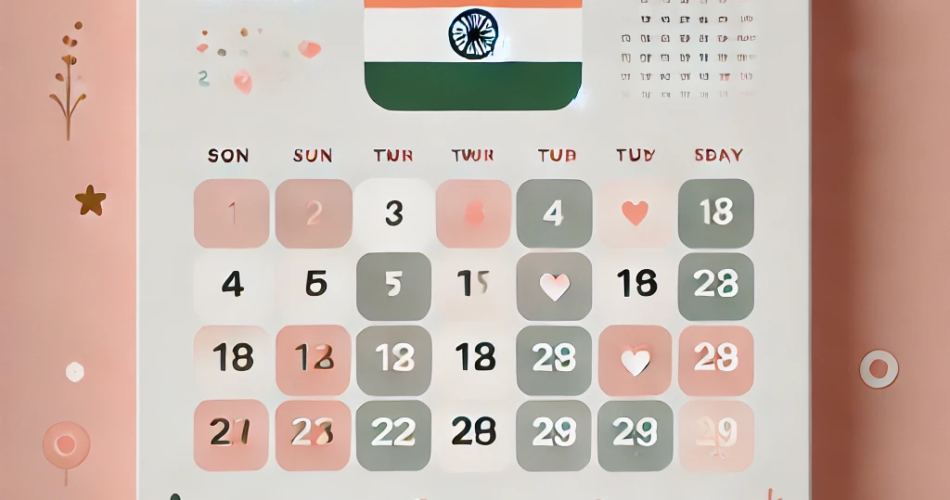 2025 Holidays Calendar: India | AttendanceBot