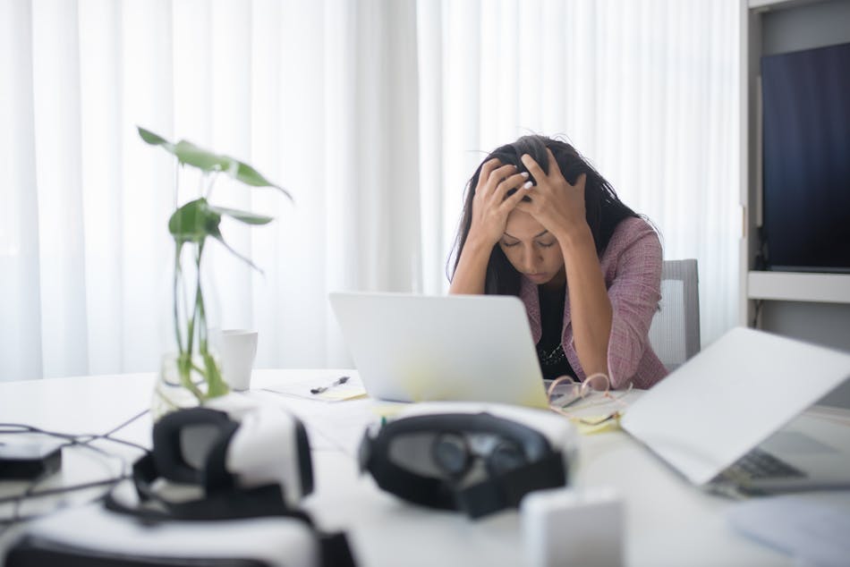 stressed out employee