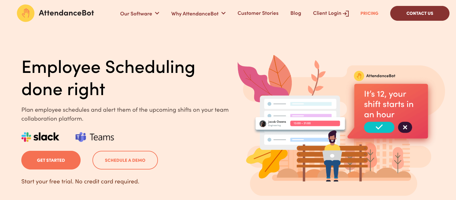 Employee Scheduling with AttendanceBot