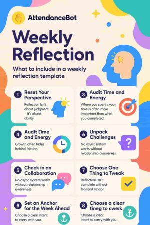 A Deep-Dive Weekly Reflection Framework for Focused, High-Output Teams