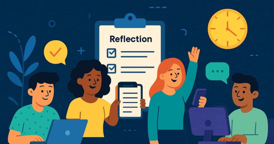 How to Use a Weekly Reflection Template to Stay On Track featured image