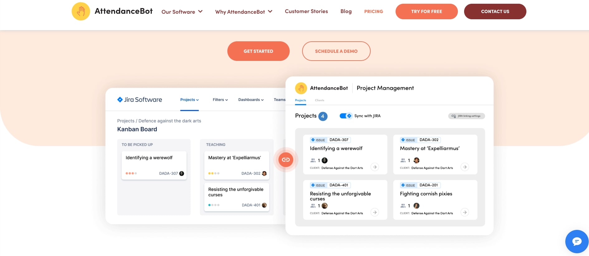 attendancebot Jira integration