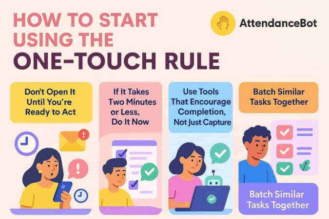 How to Start Using the One-Touch Rule