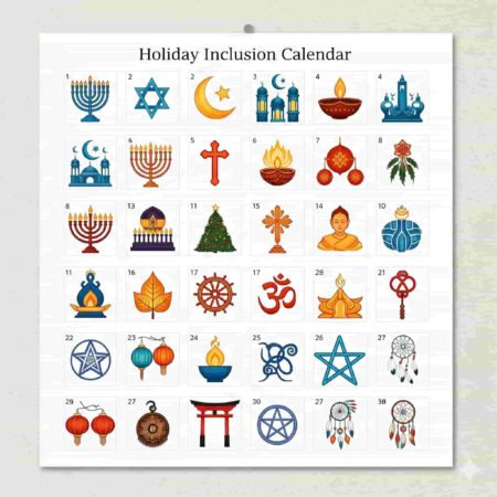 holiday inclusion calendar 