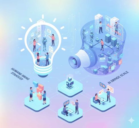 Humans Bring Strategy - AI Brings Scale